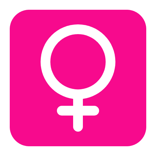 Female Sign Flat Emoji from Fluent Emoji Flat Set