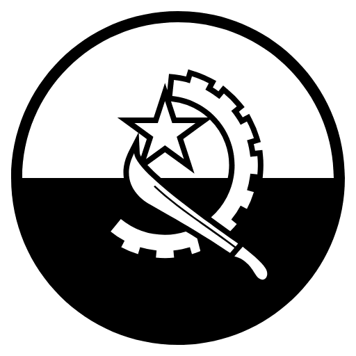 Flag Angola Element from EmojiTwo Black Set