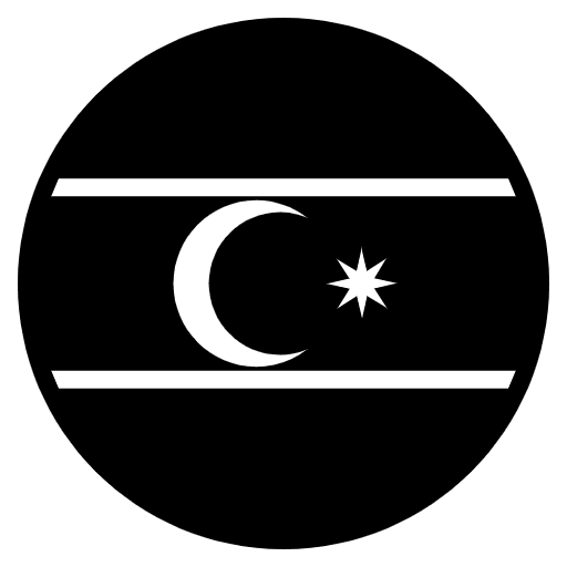 Flag Azerbaijan Emoji from EmojiTwo Black Set