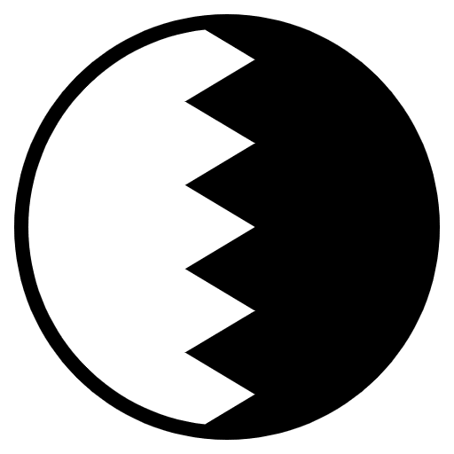 Flag Bahrain Element from EmojiTwo Black Set