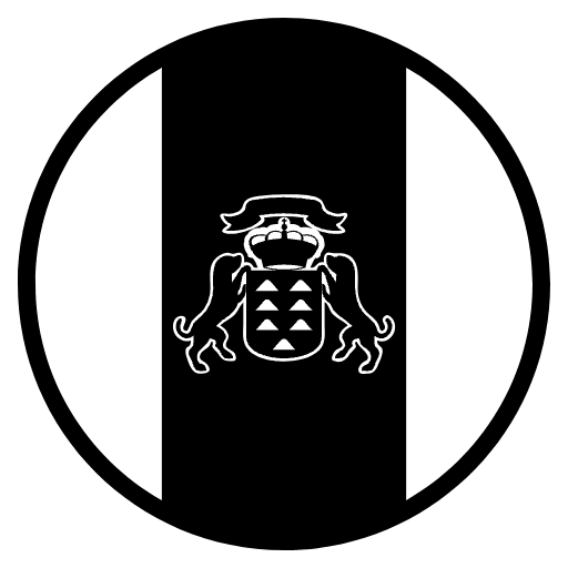 Flag Canary Islands Emoji from EmojiTwo Black Set