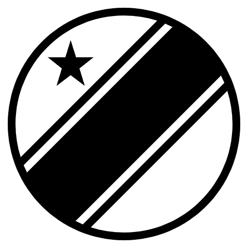 Flag Congo Kinshasa Element from EmojiTwo Black Set