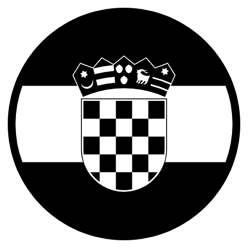 Flag Croatia Element from EmojiTwo Black Set