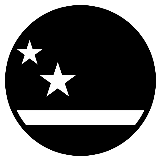 Flag Curaçao Element from EmojiTwo Black Set