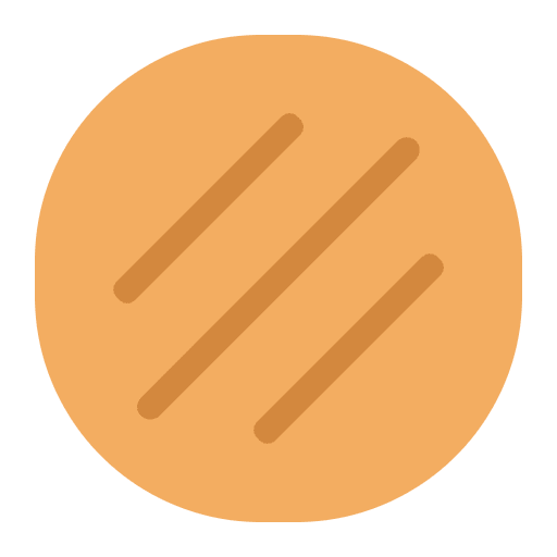 Flatbread Flat Element from Fluent Emoji Flat Set