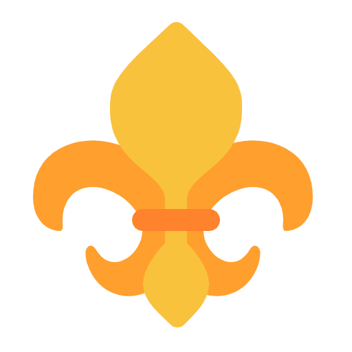 Fleur De Lis Flat Emoji from Fluent Emoji Flat Set