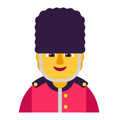 Guard Flat Default Emoji from Fluent Emoji Flat Set