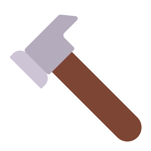 Hammer Flat Element from Fluent Emoji Flat Set