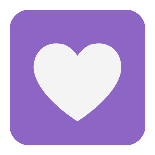 Heart Decoration Flat Emoji from Fluent Emoji Flat Set