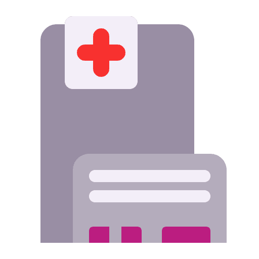 Hospital Flat Element from Fluent Emoji Flat Set