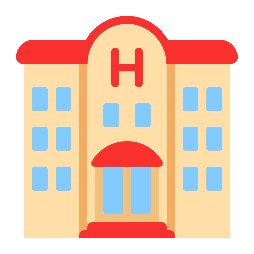 Hotel Flat Element from Fluent Emoji Flat Set