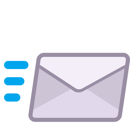 Incoming Envelope Flat Emoji from Fluent Emoji Flat Set