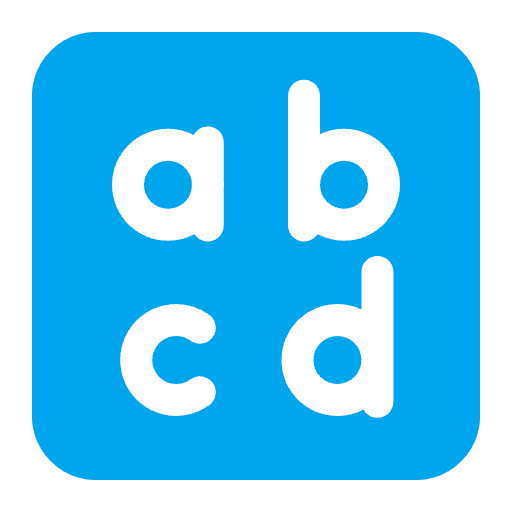 Input Latin Lowercase Flat Element from Fluent Emoji Flat Set