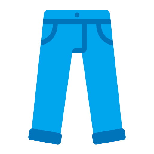 Jeans Flat Emoji from Fluent Emoji Flat Set