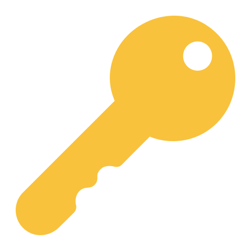 Key Flat Emoji from Fluent Emoji Flat Set