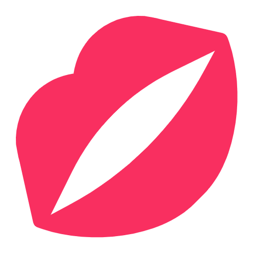 Kiss Mark Flat Emoji from Fluent Emoji Flat Set