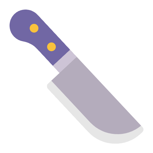 Kitchen Knife Flat Emoji from Fluent Emoji Flat Set
