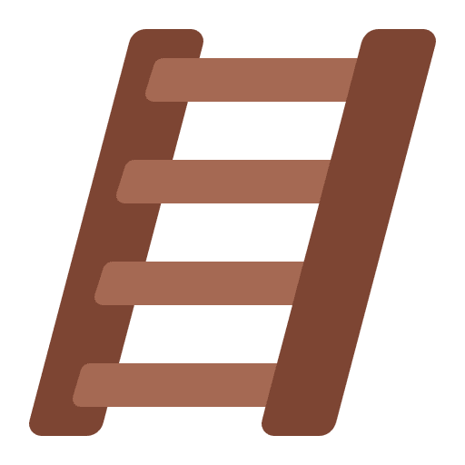 Ladder Flat Element from Fluent Emoji Flat Set