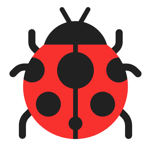 Lady Beetle Flat Emoji from Fluent Emoji Flat Set