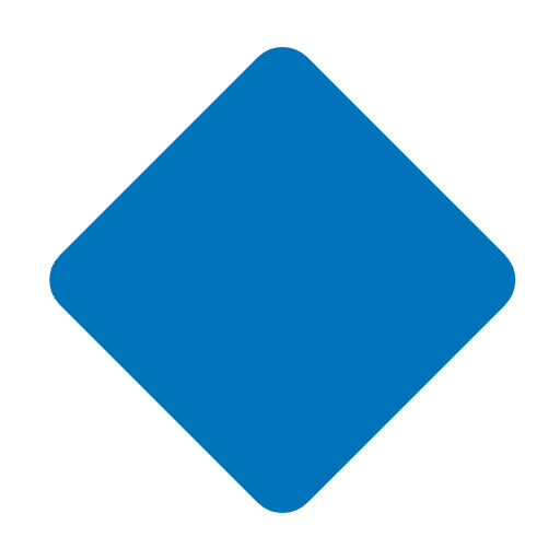 Large Blue Diamond Flat Emoji from Fluent Emoji Flat Set