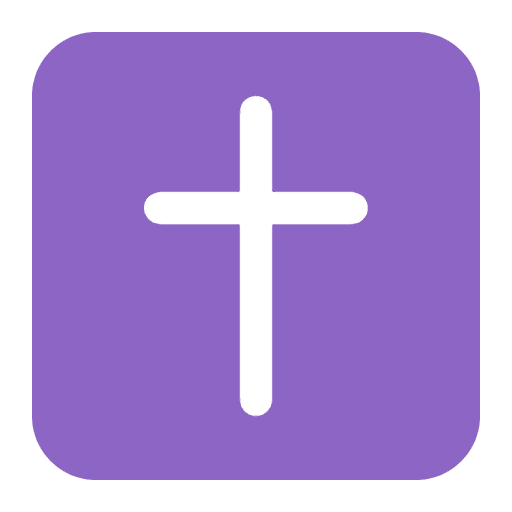 Latin Cross Flat Emoji from Fluent Emoji Flat Set