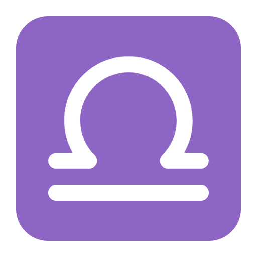 Libra Flat Element from Fluent Emoji Flat Set