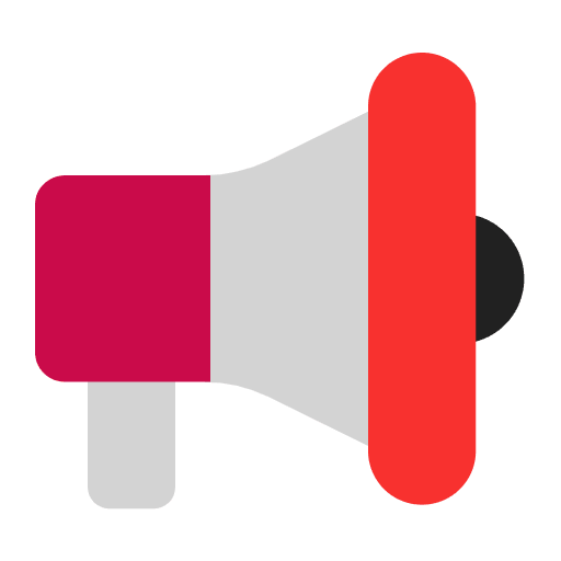 Loudspeaker Flat Emoji from Fluent Emoji Flat Set