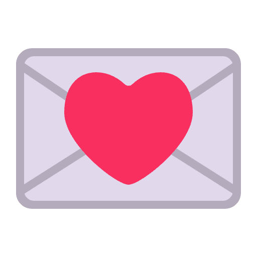 Love Letter Flat Emoji from Fluent Emoji Flat Set