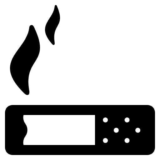 Cigarette High Contrast Element from Fluent Emoji High Contrast Set