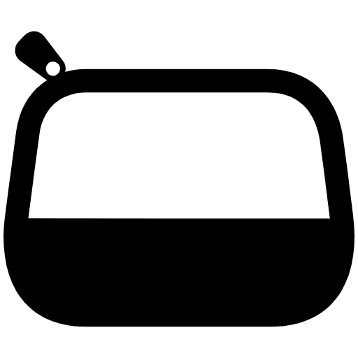 Clutch Bag High Contrast Element from Fluent Emoji High Contrast Set