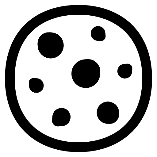 Cookie High Contrast Emoji from Fluent Emoji High Contrast Set