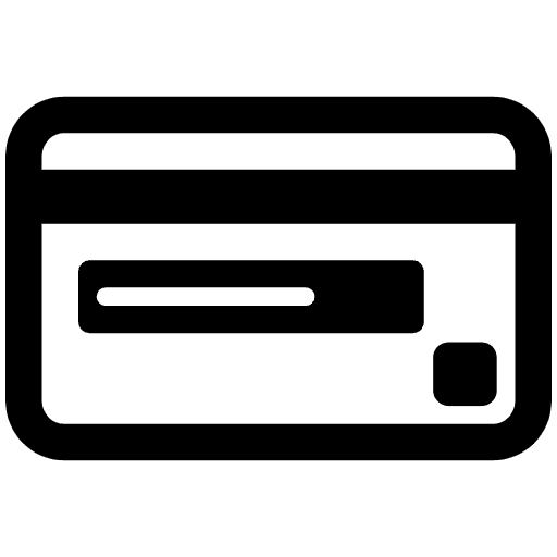 Credit Card High Contrast Emoji from Fluent Emoji High Contrast Set
