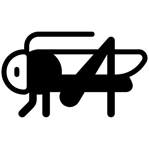 Cricket High Contrast Emoji from Fluent Emoji High Contrast Set