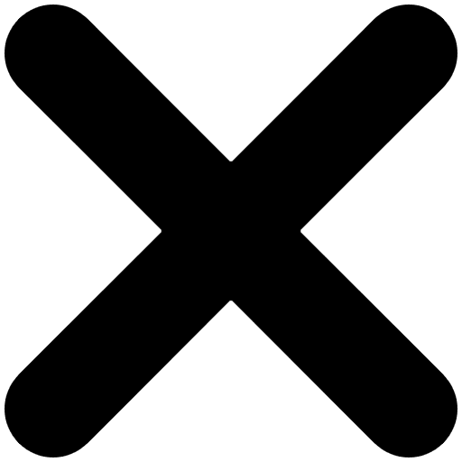 Cross Mark High Contrast Emoji from Fluent Emoji High Contrast Set