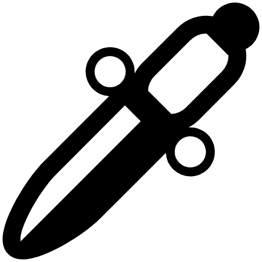 Dagger High Contrast Emoji from Fluent Emoji High Contrast Set