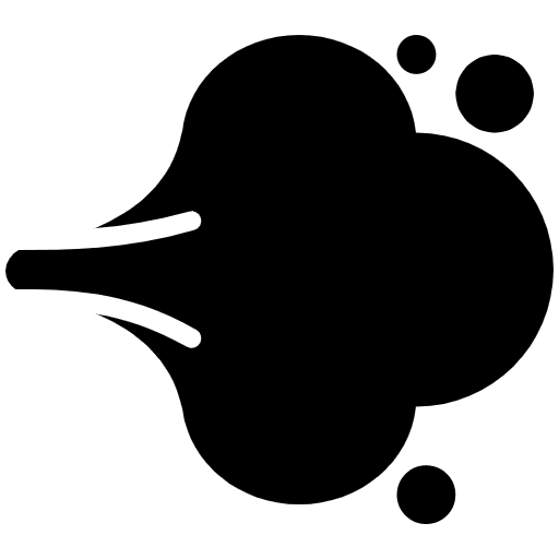 Dashing Away High Contrast Emoji from Fluent Emoji High Contrast Set