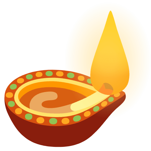 Diya Lamp Emoji from Noto Emojis Set