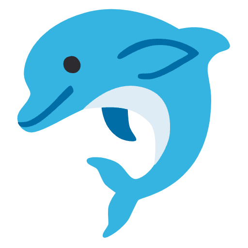 Dolphin Emoji from Noto Emojis Set