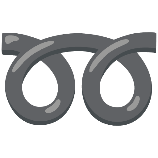 Double Curly Loop Emoji from Noto Emojis Set