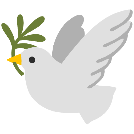 Dove Emoji from Noto Emoji Set