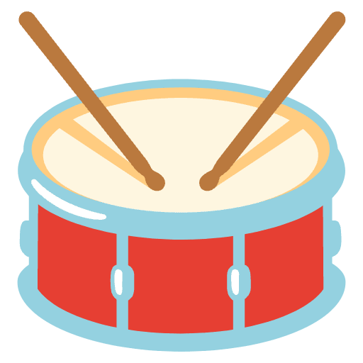 Drum Emoji from Noto Emojis Set