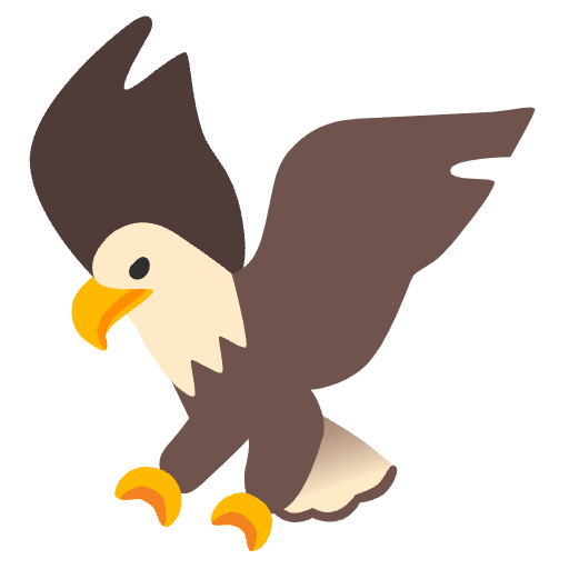 Eagle Emoji from Noto Emojis Set