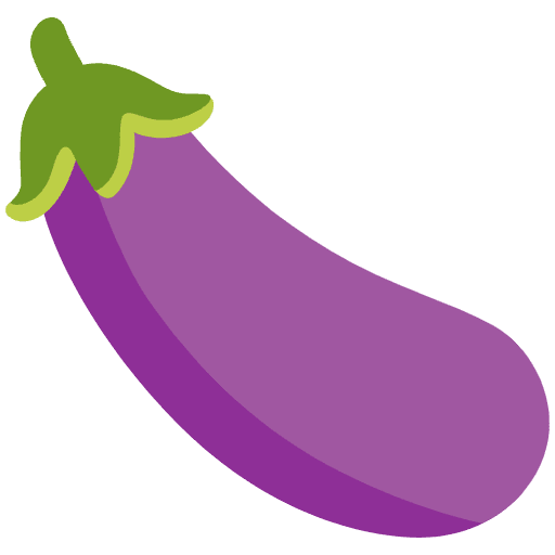 Eggplant Emoji from Noto Emojis Set