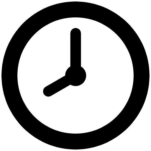 Eight Oclock High Contrast Emoji from Fluent Emoji High Contrast Set