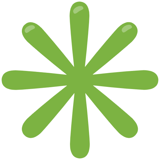 Eight Spoked Asterisk Element from Noto Emojis Set