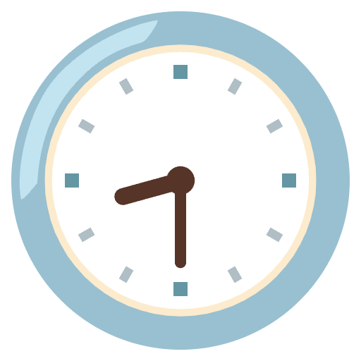 Eight Thirty Emoji from Noto Emojis Set