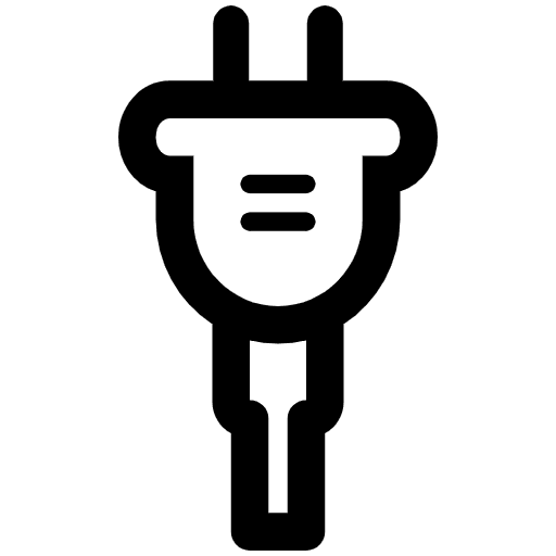 Electric Plug High Contrast Emoji from Fluent Emoji High Contrast Set