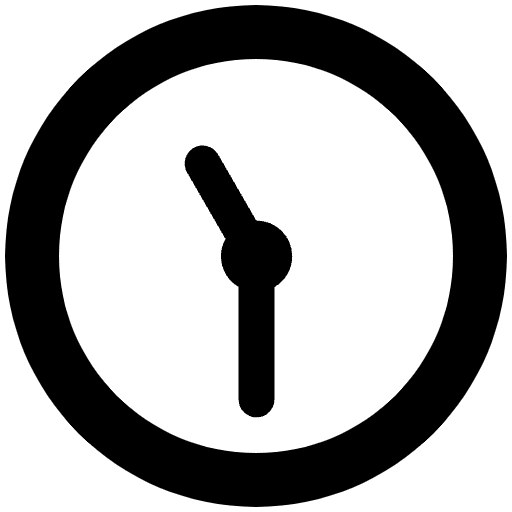 Eleven Thirty High Contrast Emoji from Fluent Emoji High Contrast Set