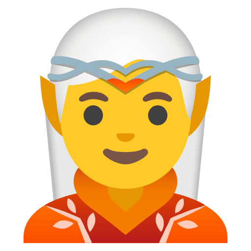 Elf Emoji from Noto Emoji Set