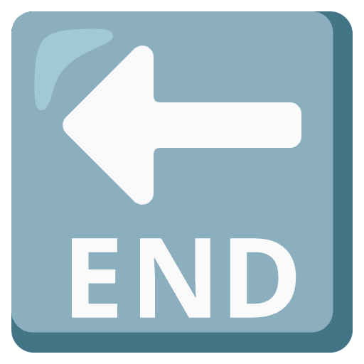End Arrow Emoji from Noto Emoji Set